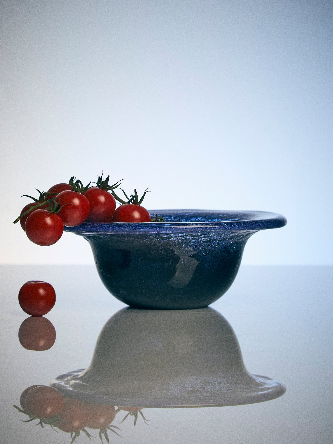 Antique and Vintage - 1960s Ercole Barovier Murano Glass Bowl - Blue - ABASK