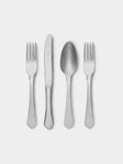 Astier de Villatte - Stone-Finish Starter/Dessert Cutlery (Set of 4) - Silver - ABASK - 