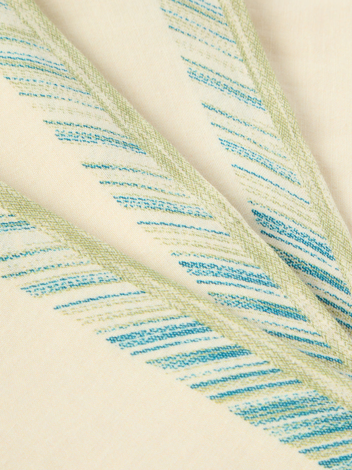 D'Ascoli - | Set of 4 | Kamila Printed Cotton Napkins - Cream - ABASK