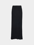 Arch4 - Isla Baby Goat Cashmere Long Skirt | Size: S - Black - ABASK - 