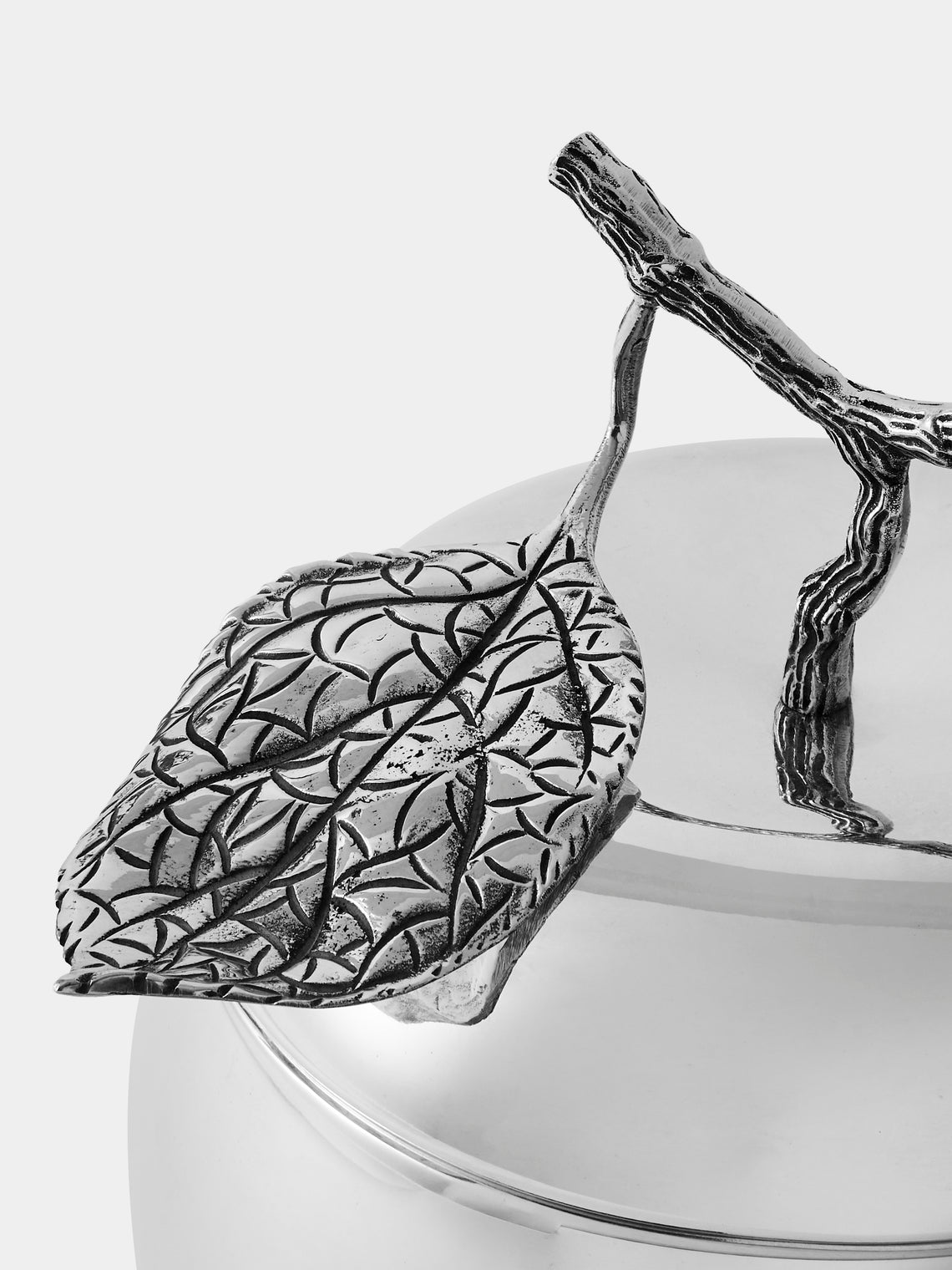 Antique and Vintage - 1960s Teghini Firenze Silver-Plated Apple Ice Bucket - Silver - ABASK