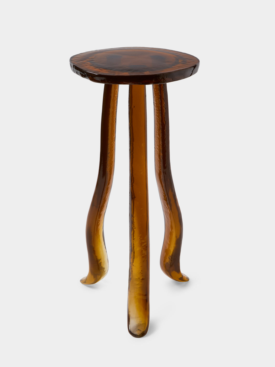 Szymon Keller - Lung Resin Martini Table (19.5in/50cm) - Brown - ABASK