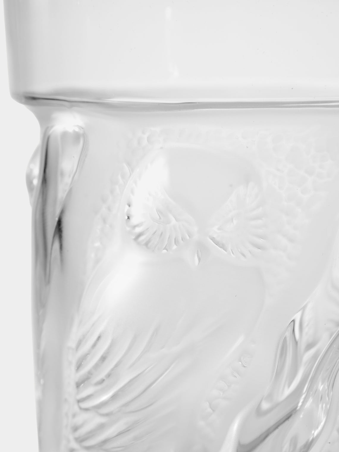 Lalique - Owl Crystal Old Fashioned Tumbler - Clear - ABASK