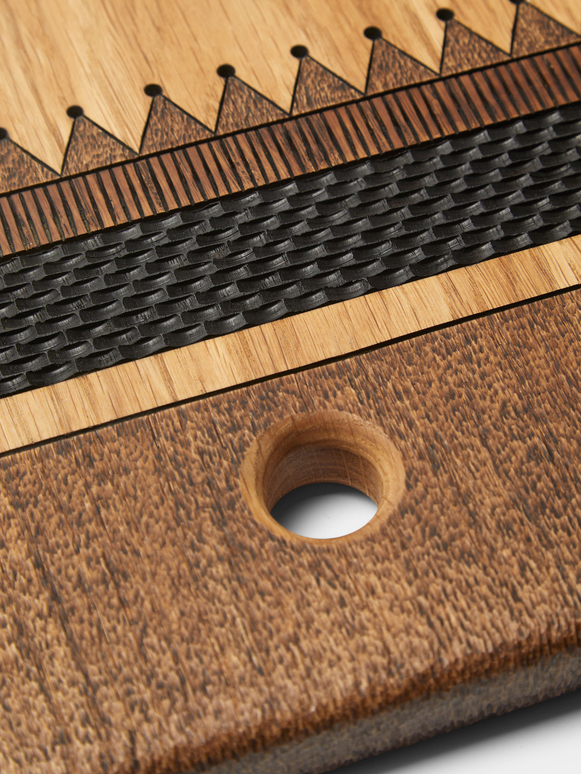 Lucas Castex - Hand-Carved Oak Serving Board - Natural - ABASK