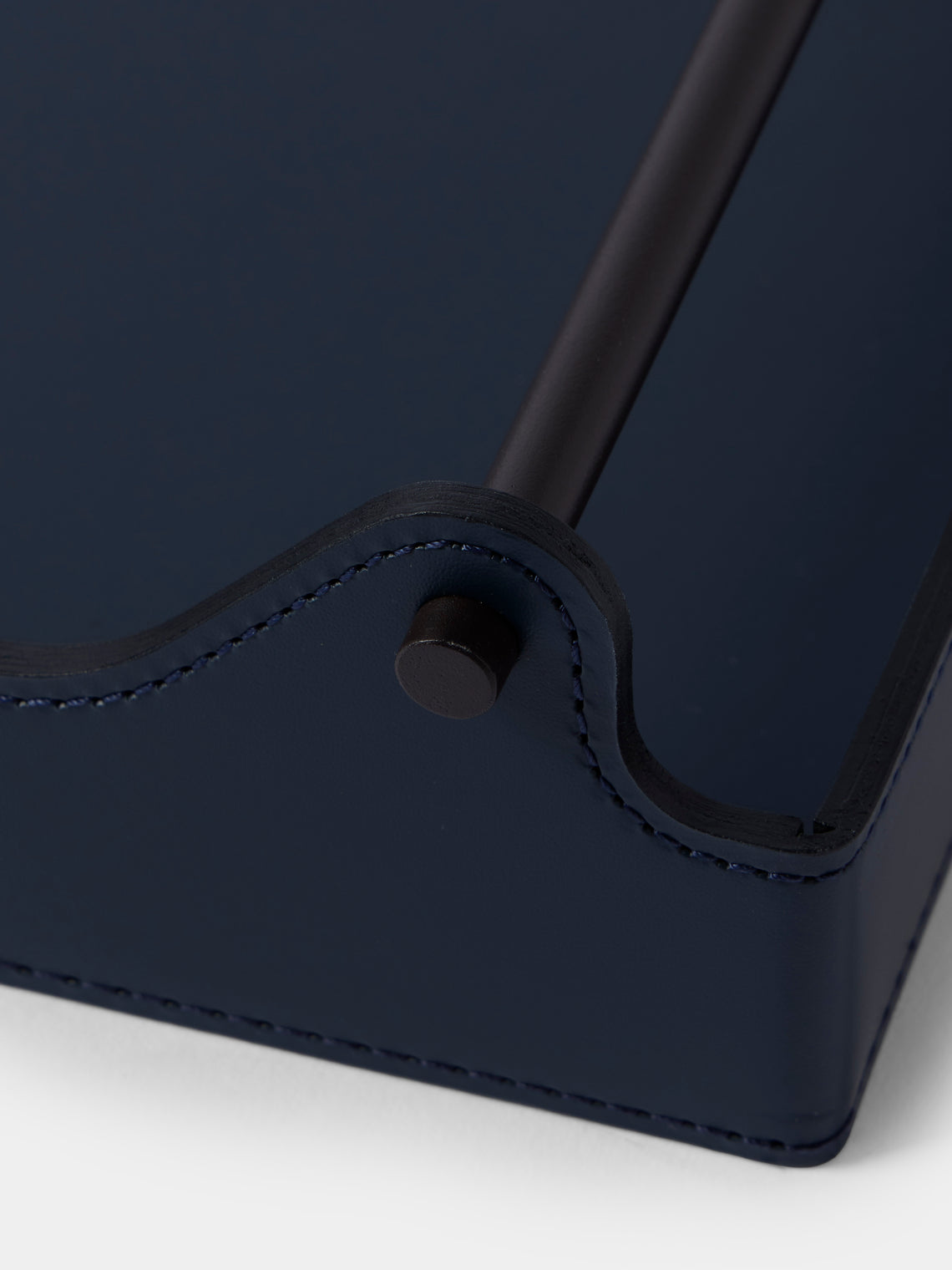 RUDI - Circuit Leather Tray (24in/60.5cm) - Blue - ABASK