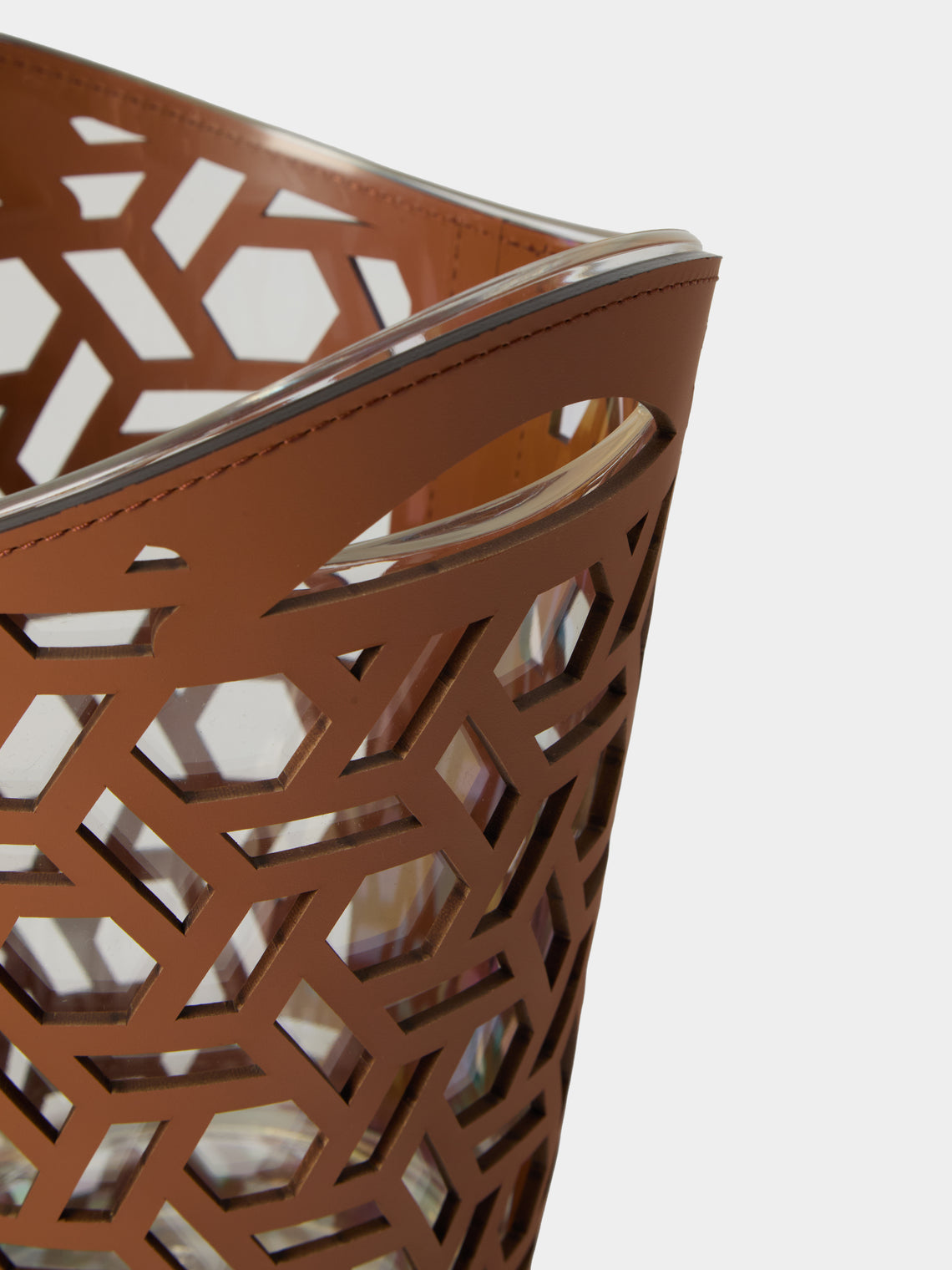 RUDI - Cortina Leather Small Champagne Bucket - Tan - ABASK