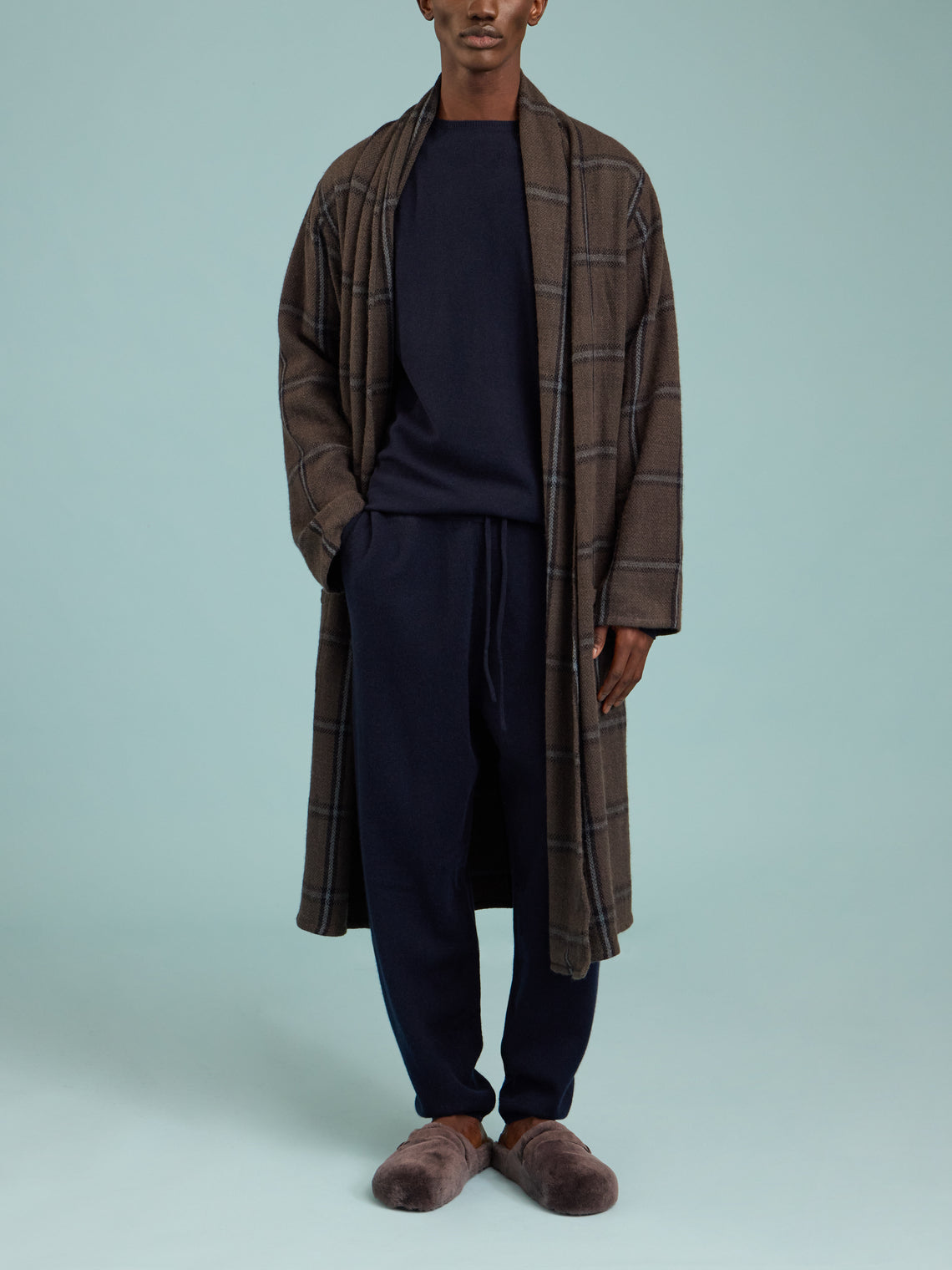 Denis Colomb - Cashmere Sweatpants  | Size: M - Navy - ABASK