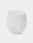 Cosima Swayze - Wave Hand-Blown Murano Glass Tumbler - Clear - ABASK - 