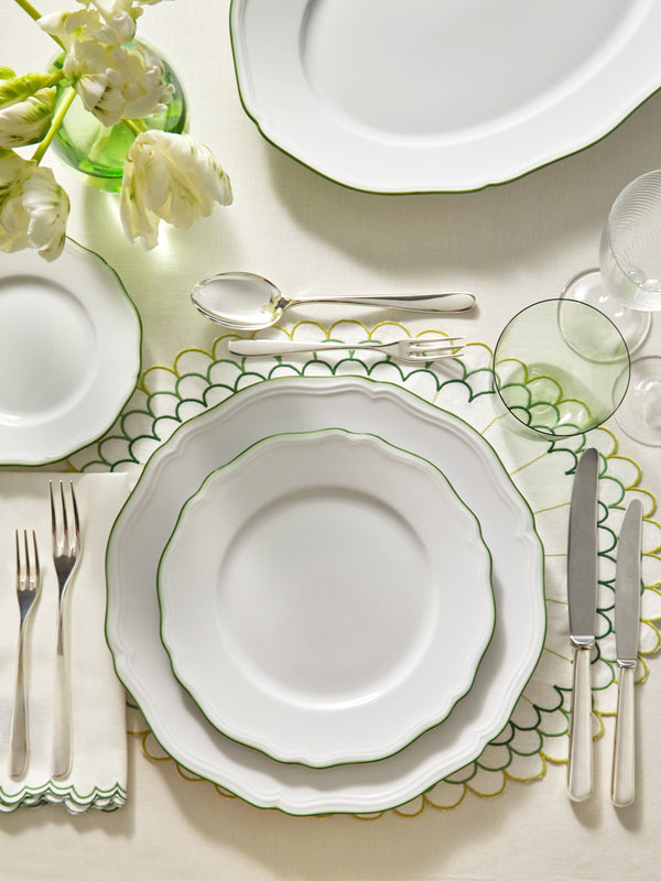 Raynaud - Touraine Hand-Painted Porcelain Charger Plate -  - ABASK