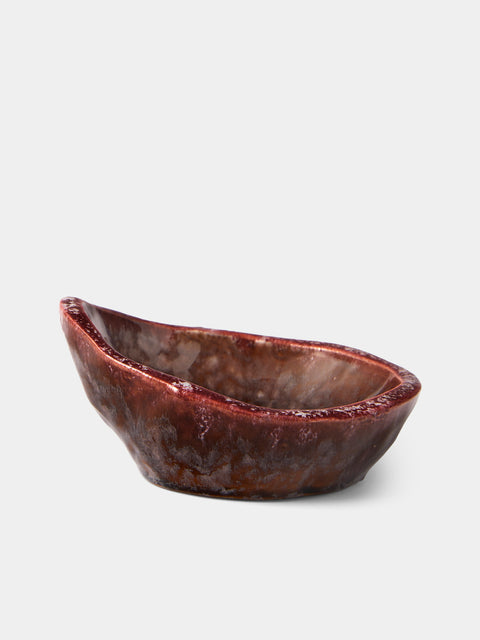 Antique and Vintage - 1950s Accolay Trinket Bowl - Red - ABASK - 