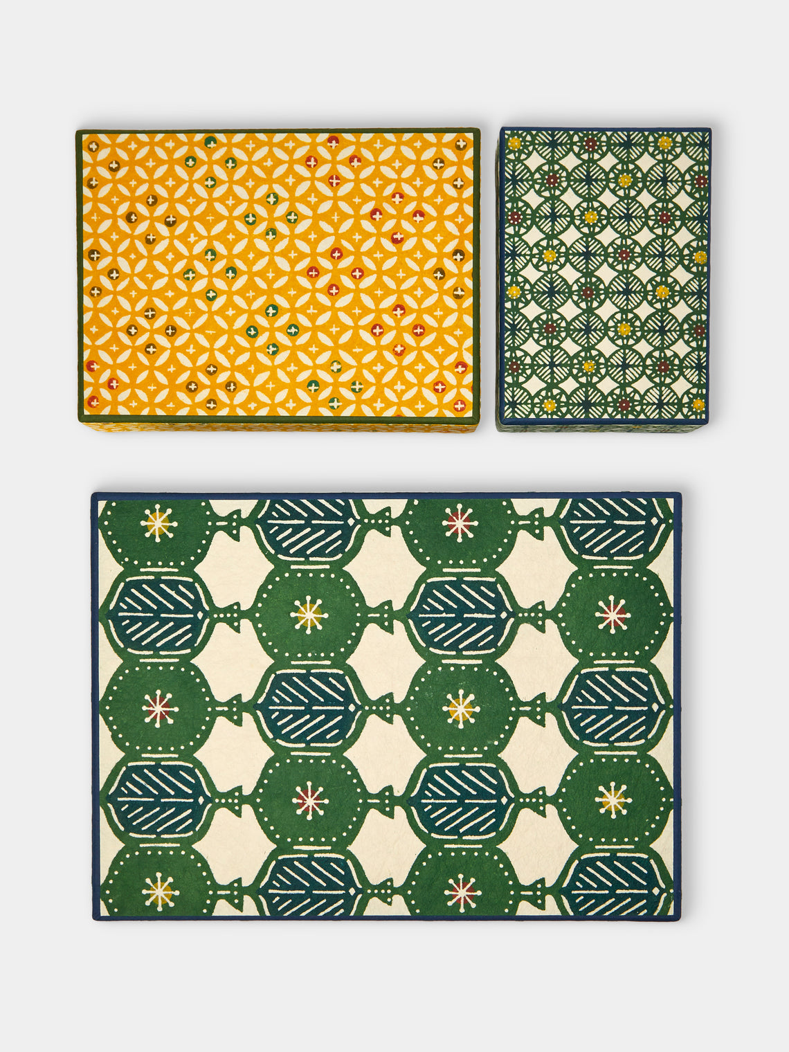 Keijusha - Washi Treasure Boxes (Set of 3) - Multiple - ABASK