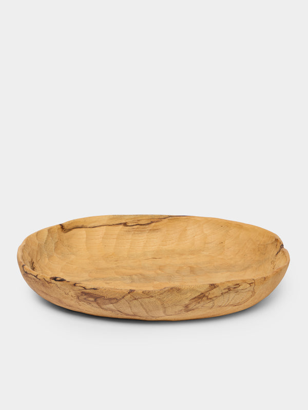Thursday Furniture - Hand-Carved Hackberry Bowl - Natural - ABASK - 