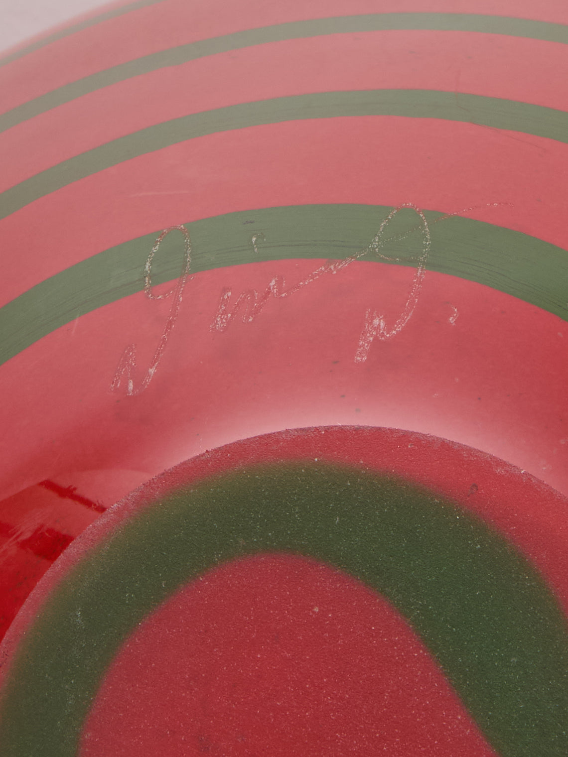 Antique and Vintage - 1980s Murano Glass Vase (8in/21cm) - Red - ABASK