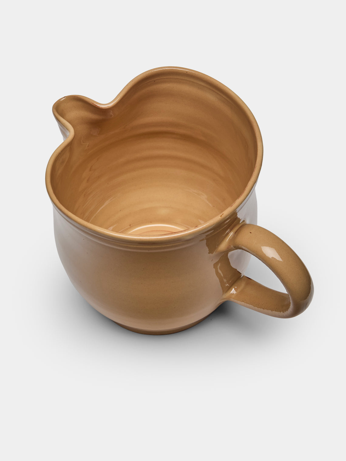 Poterie d’Évires - Flowers Hand-Painted Ceramic Jug (70.5oz/2L) - Cream - ABASK