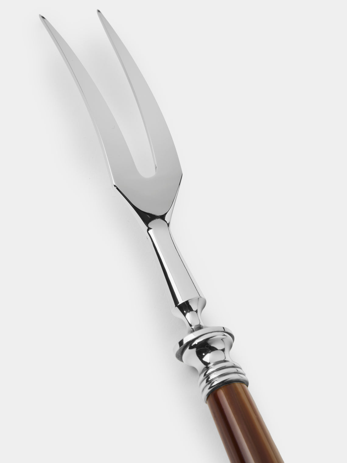 Alain Saint-Joanis - Marbella Dark Horn Resin Carving Utensils (Set of 2 Pieces) - Brown - ABASK