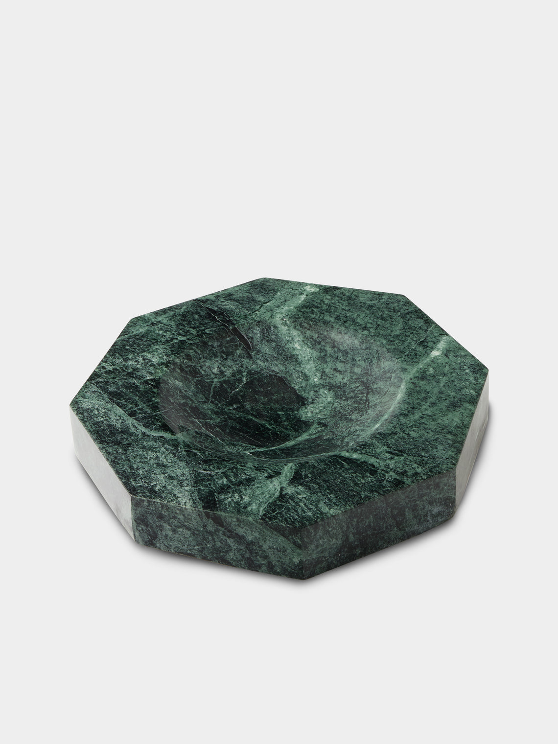Anastasio Home - Hex Marble Dish - Green - ABASK