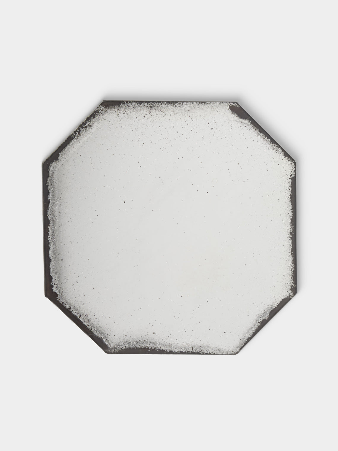 Borgo delle Tovaglie - Octo Mirrored Glass Placemats (Set of 6) - Silver - ABASK