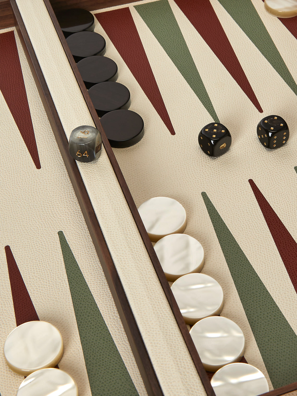 Pinetti - Leather Backgammon Set - Brown - ABASK