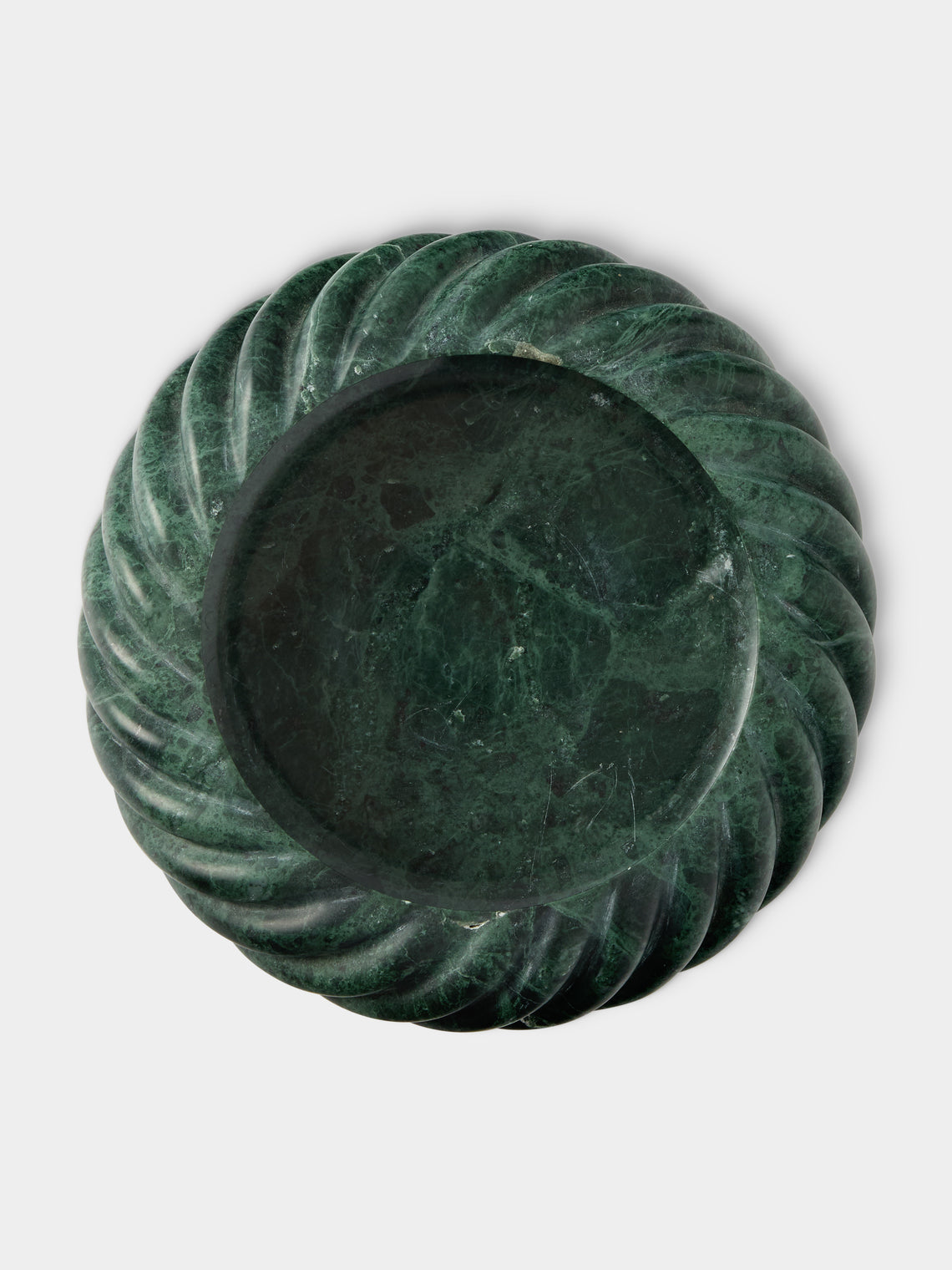 Anastasio Home - Cruller Marble Bowl - Green - ABASK