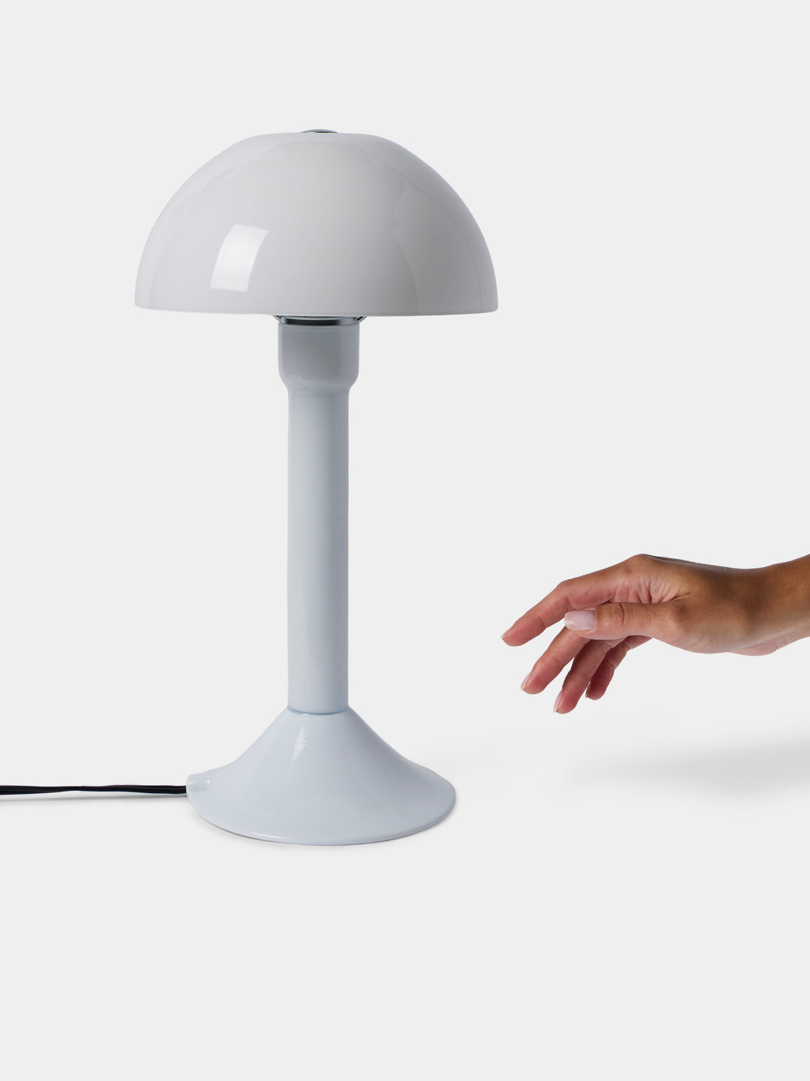 Carlo Moretti - Cupola Hand-Blown Murano Glass Table Lamp - White - ABASK