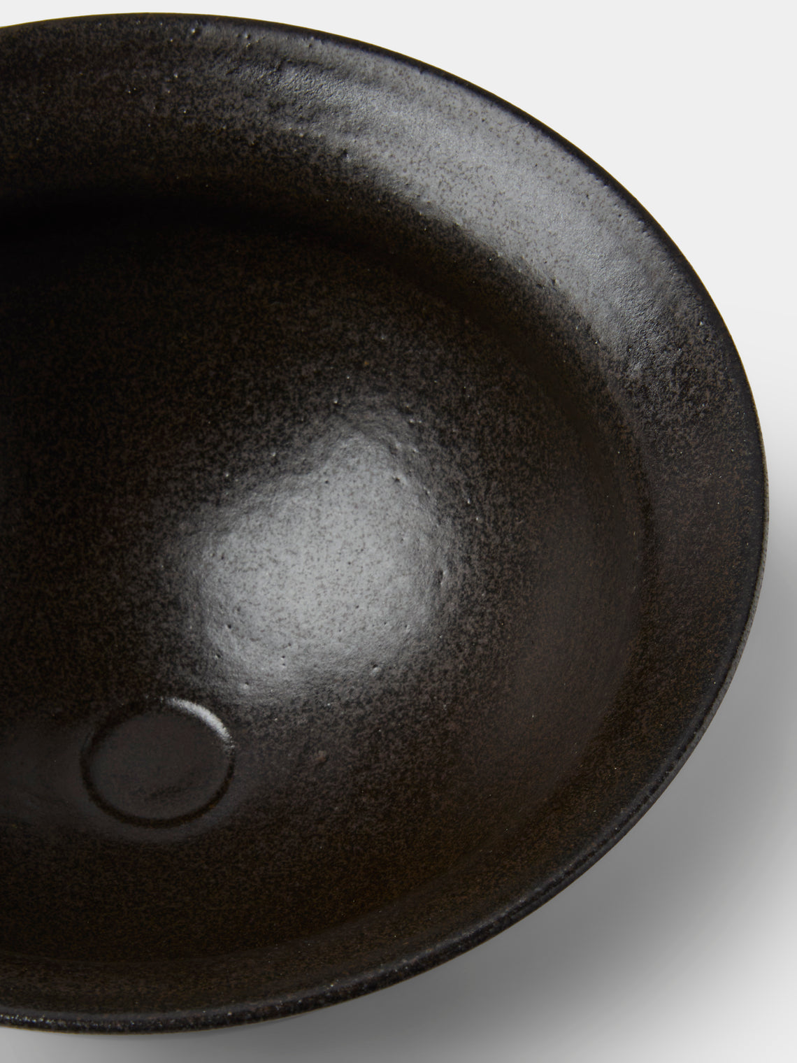 Fuminari Araga - Kohiki Slipware Noodle Bowls – 7in/18cm (Set of 4) - Black - ABASK
