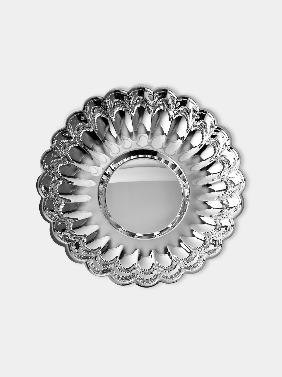 Greggio - Silver-Plated Round Centerpiece - Silver - ABASK