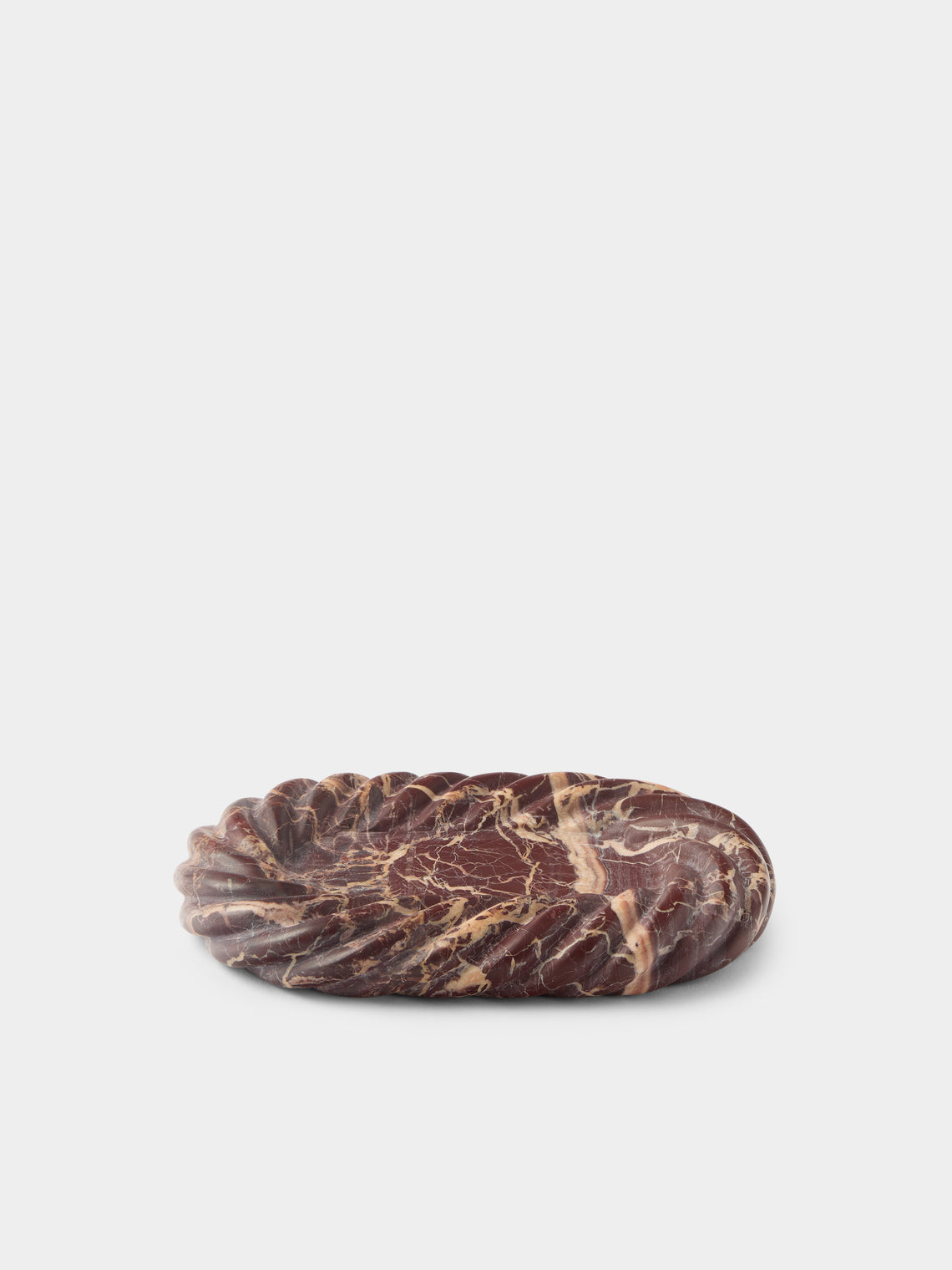 Anastasio Home - Hannah Catch Marble Dish - Brown - ABASK