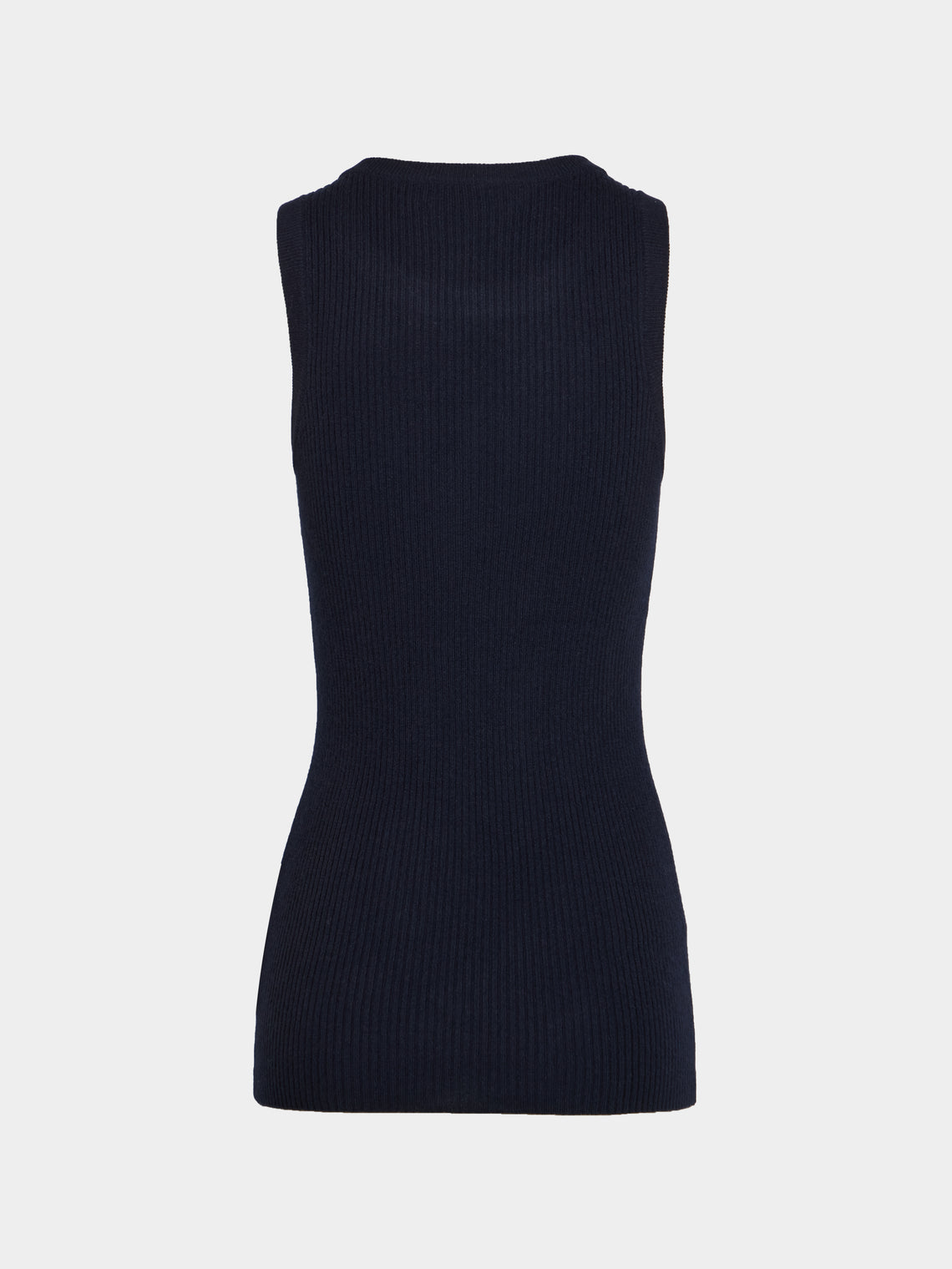 Arch4 - Manon Baby Goat Cashmere Tank Top | Size: S - Navy - ABASK
