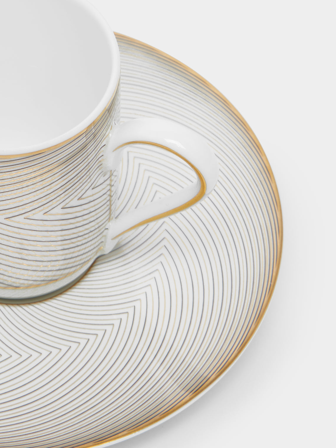 Raynaud - Oskar Porcelain Espresso Cup and Saucer -  - ABASK
