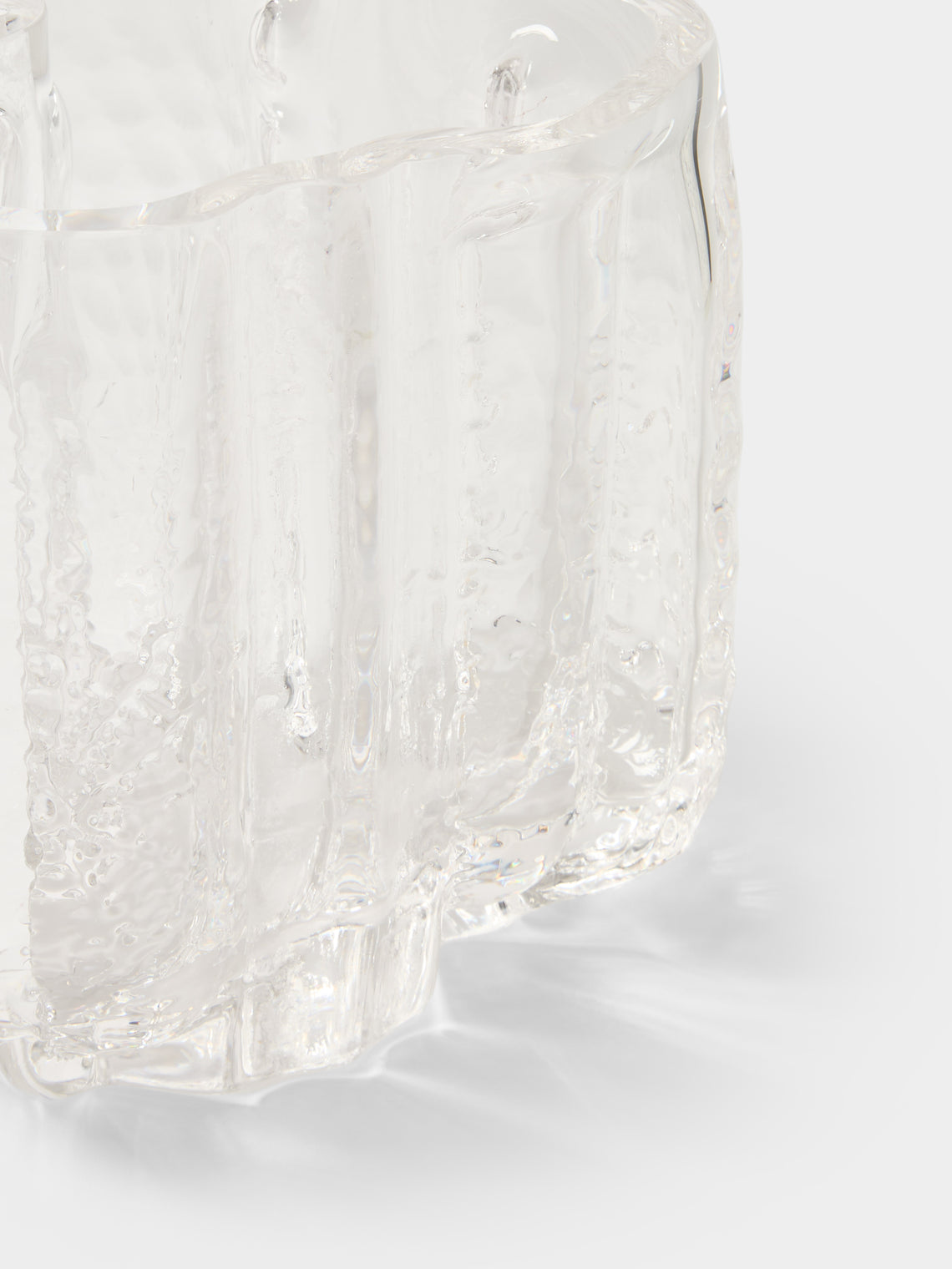 Hana Hillerová - Remix Hand-Blown Glass Vessel (7.5in/19cm) - Clear - ABASK