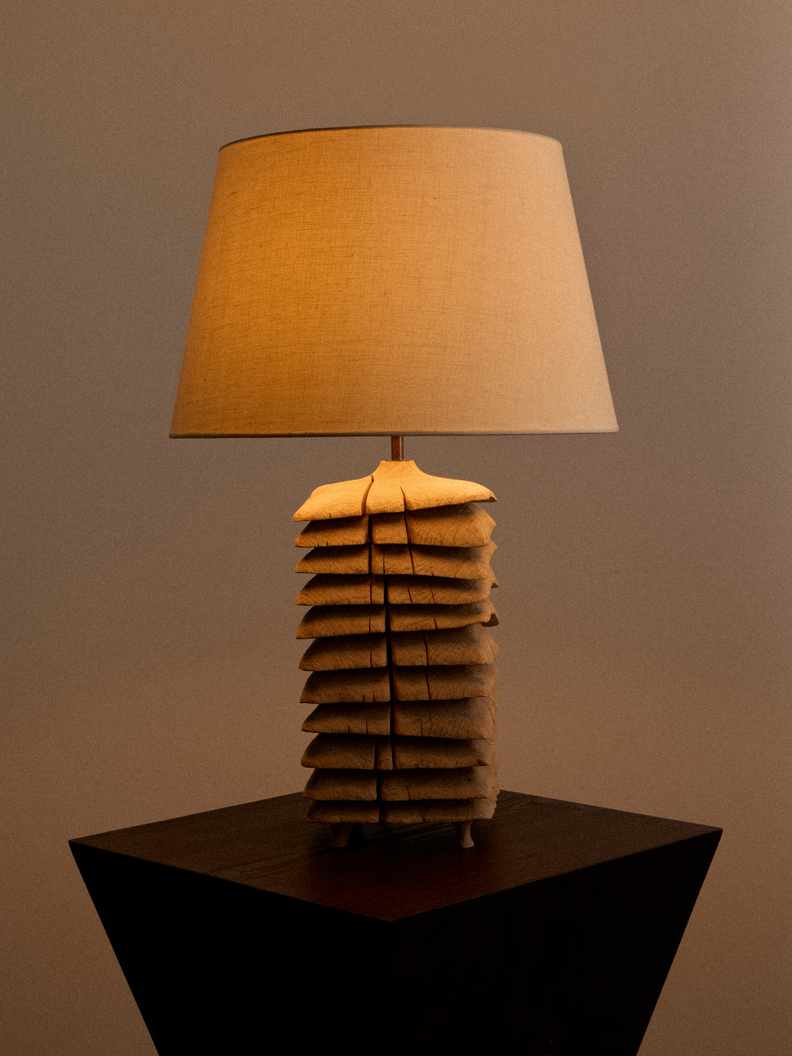 Jamie Gaunt Designs - No. 10 Natural Oak Table Lamp - Natural - ABASK
