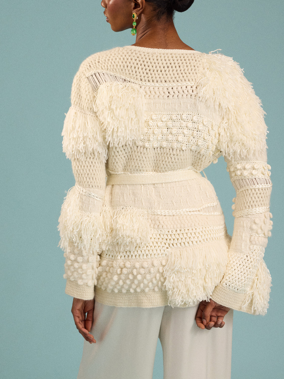 Heirlome - Vida Silk and Cashmere-Blend Cardigan | Size: S - Cream - ABASK