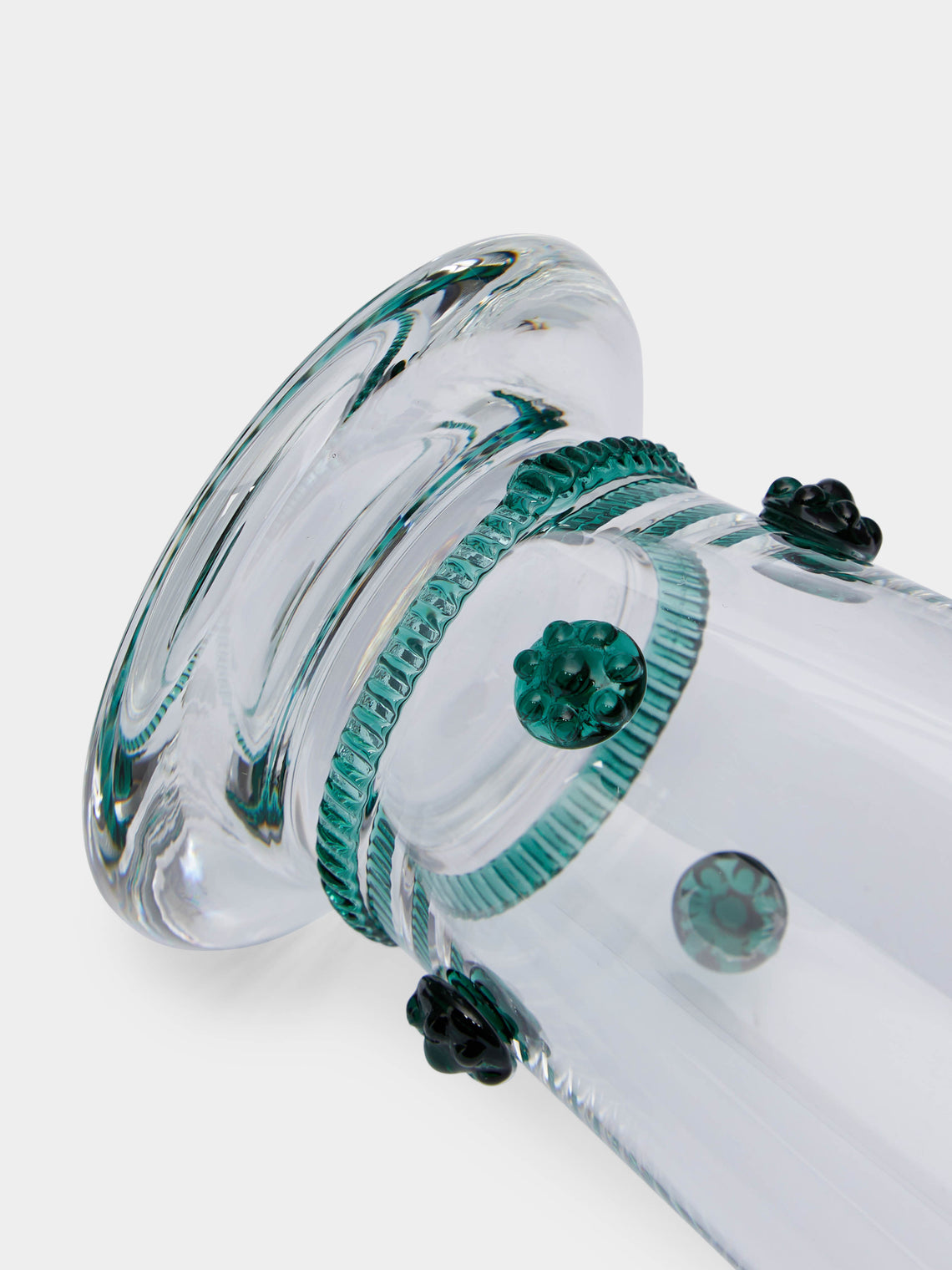 Theresienthal - Bacchus Hand-Blown Crystal Water Glass (Set of 2) - Green - ABASK