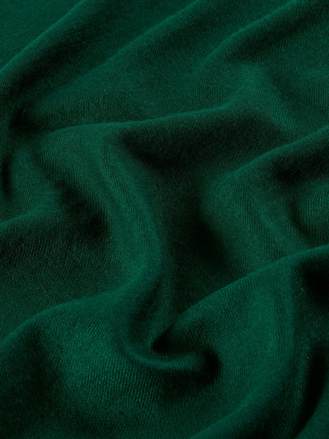 Me & K - Cashmere Solid Twill Scarf (78.5in/2m) - Green - ABASK