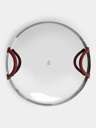 Christofle - Nomade Stainless Steel Round Tray -  - ABASK - 