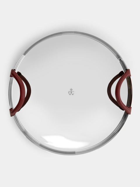 Christofle - Nomade Stainless Steel Round Tray -  - ABASK - 