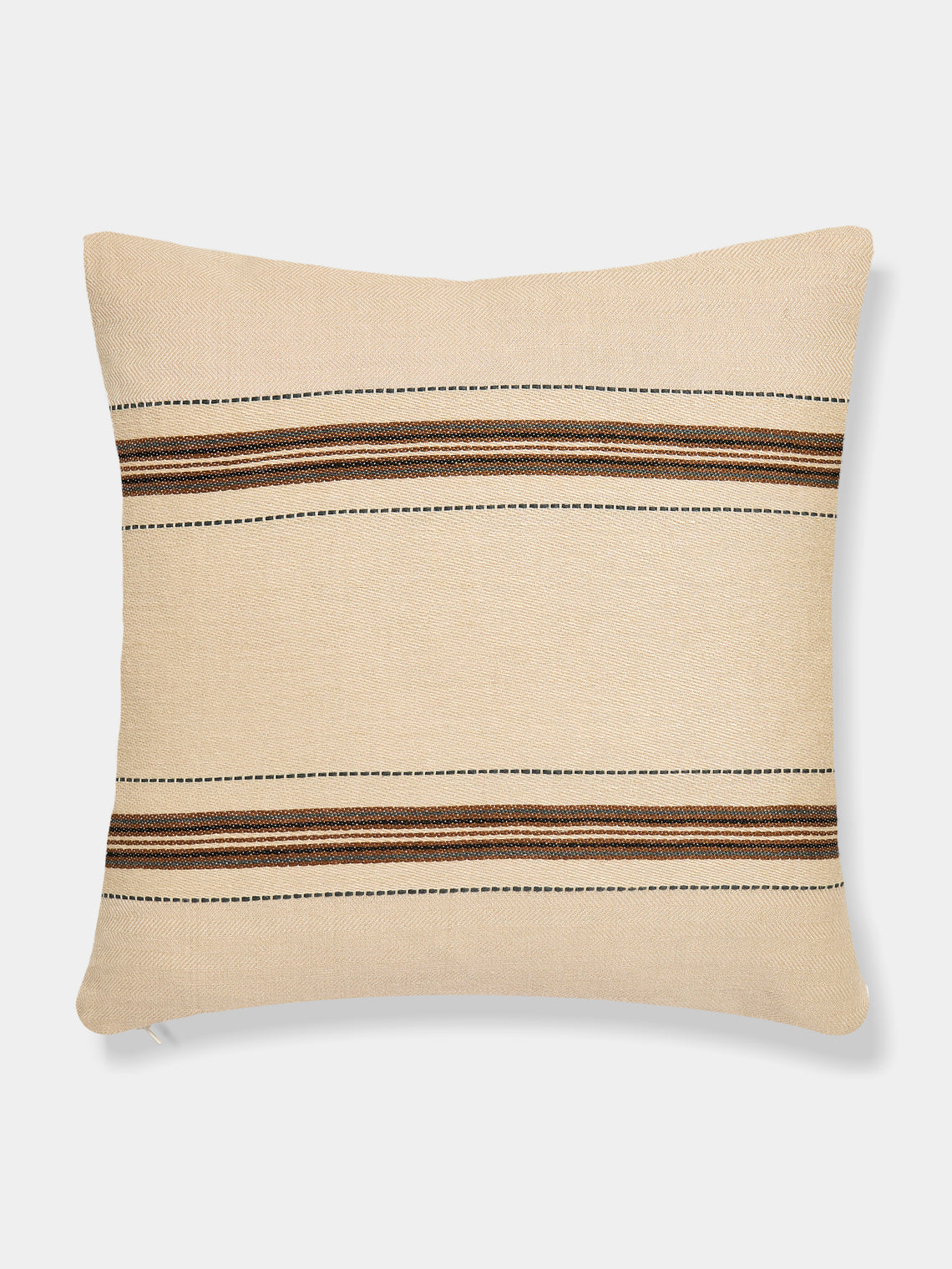 Libeco - Vourkari Belgian Linen Cushion (25in/63cm) - Cream - ABASK