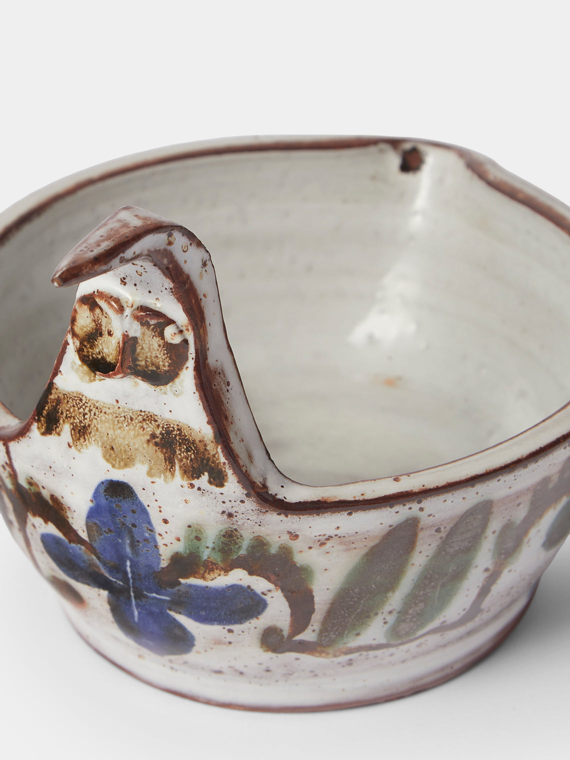 Antique and Vintage - 1950s Le Mûrier Ceramic Chicken Trinket Dish - Multiple - ABASK