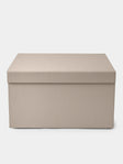 Giobagnara - Parma Leather Large Closet Box - Grey - ABASK - 