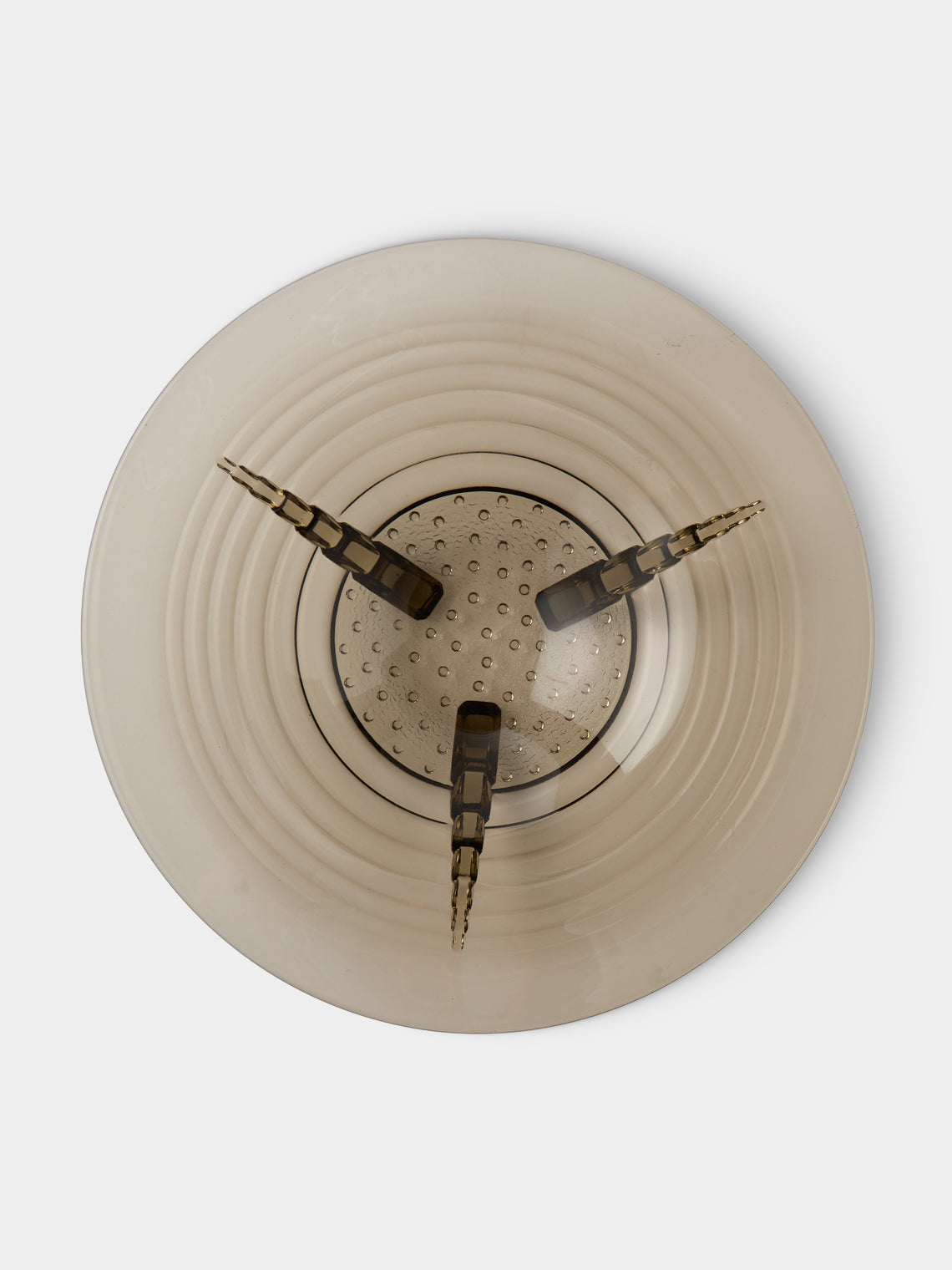 Antique and Vintage - 1930s Murano Glass Bowl - Gray - ABASK