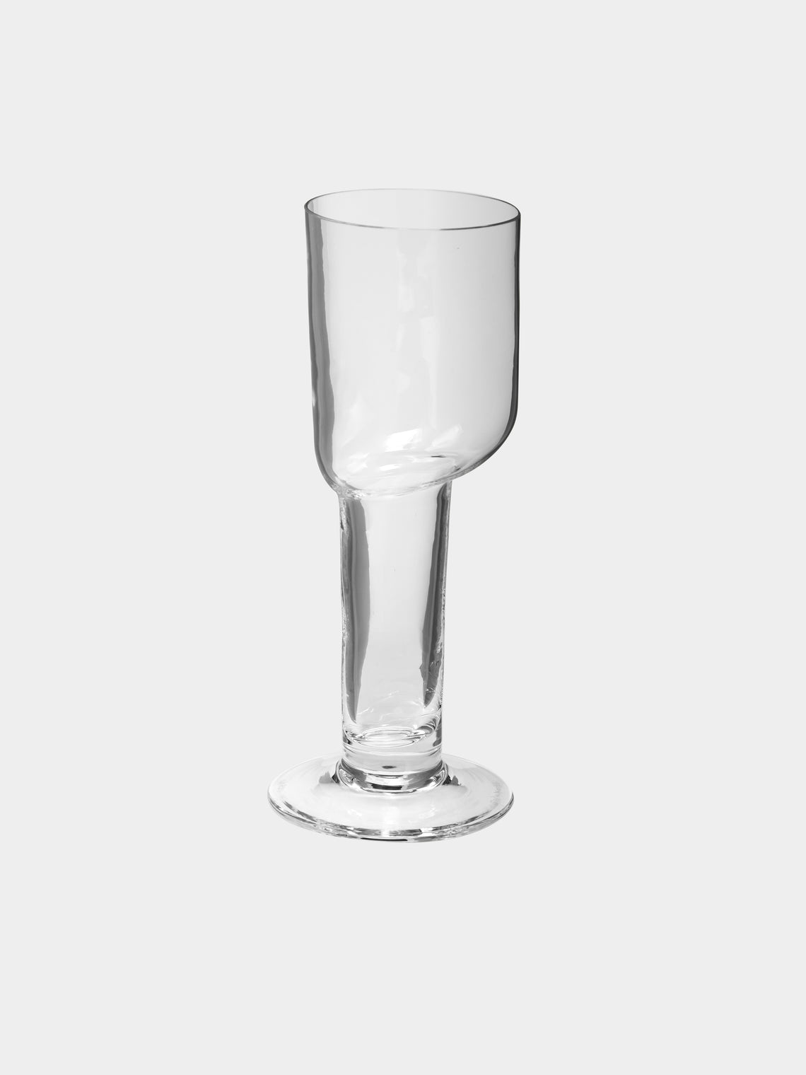 Asymmetric Hand-Blown Murano Wine Glass