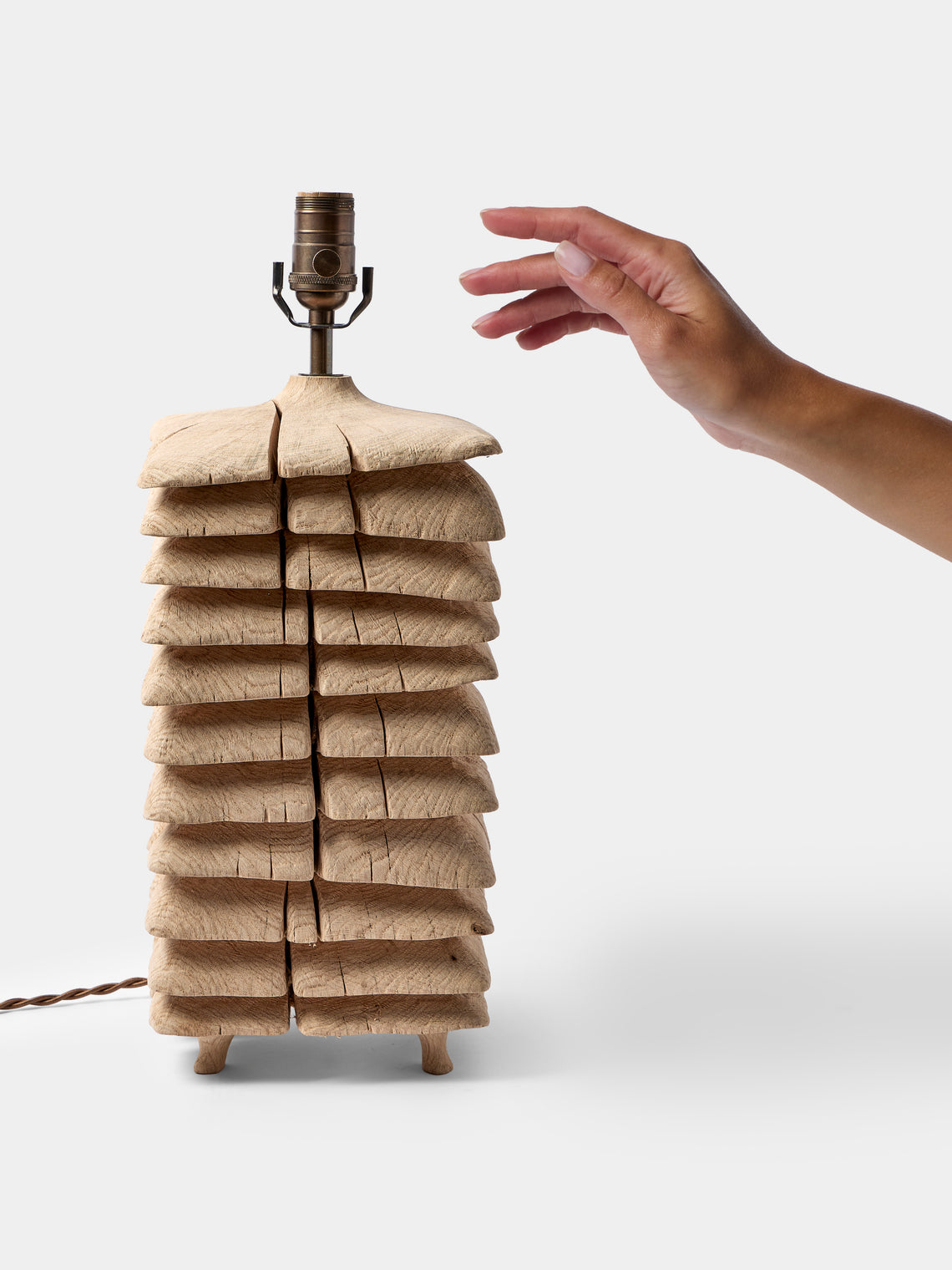 Jamie Gaunt Designs - No. 10 Natural Oak Table Lamp - Natural - ABASK
