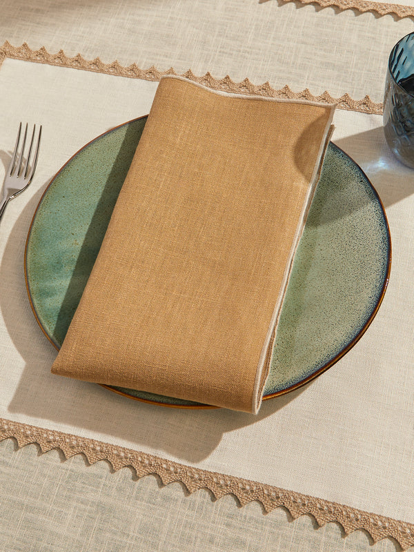 Borgo delle Tovaglie - Filo Linen Extra Large Napkins (Set of 4) - Natural - ABASK