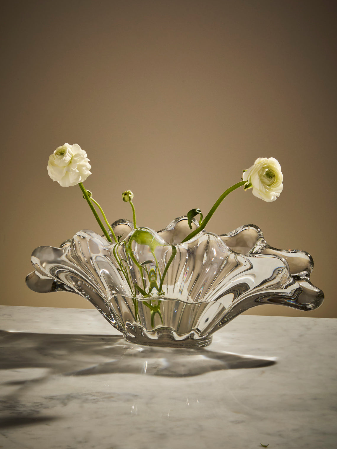 Vintage Montpellier - 1970s Saint Louis Crystal Bowl - Clear - ABASK