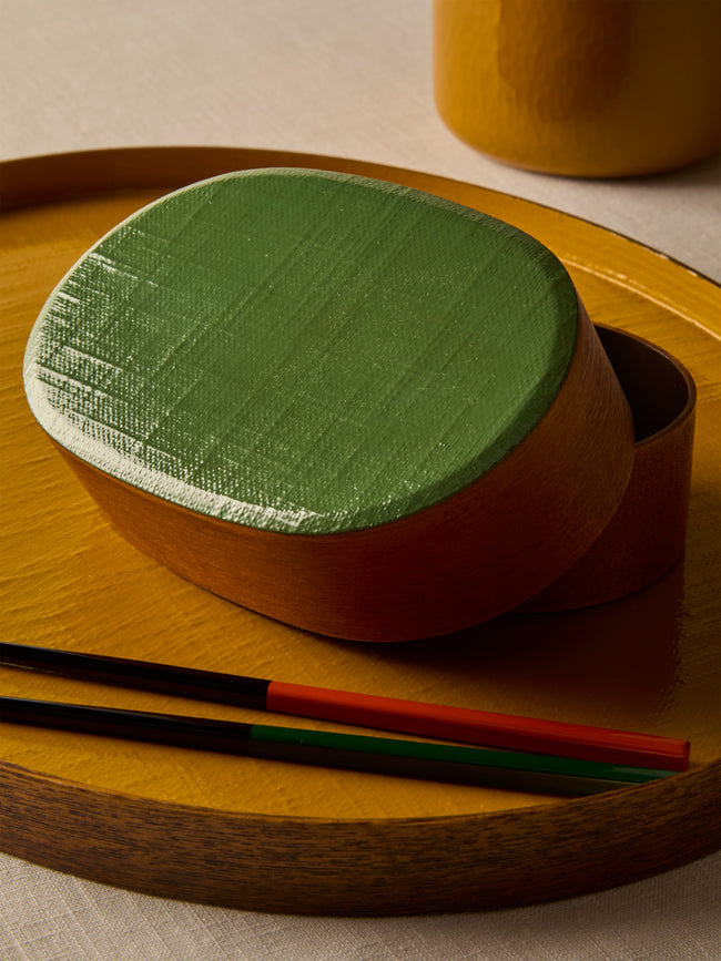 Huh Myoung Wook - Ottchil Ash Large Lidded Pot - Green - ABASK