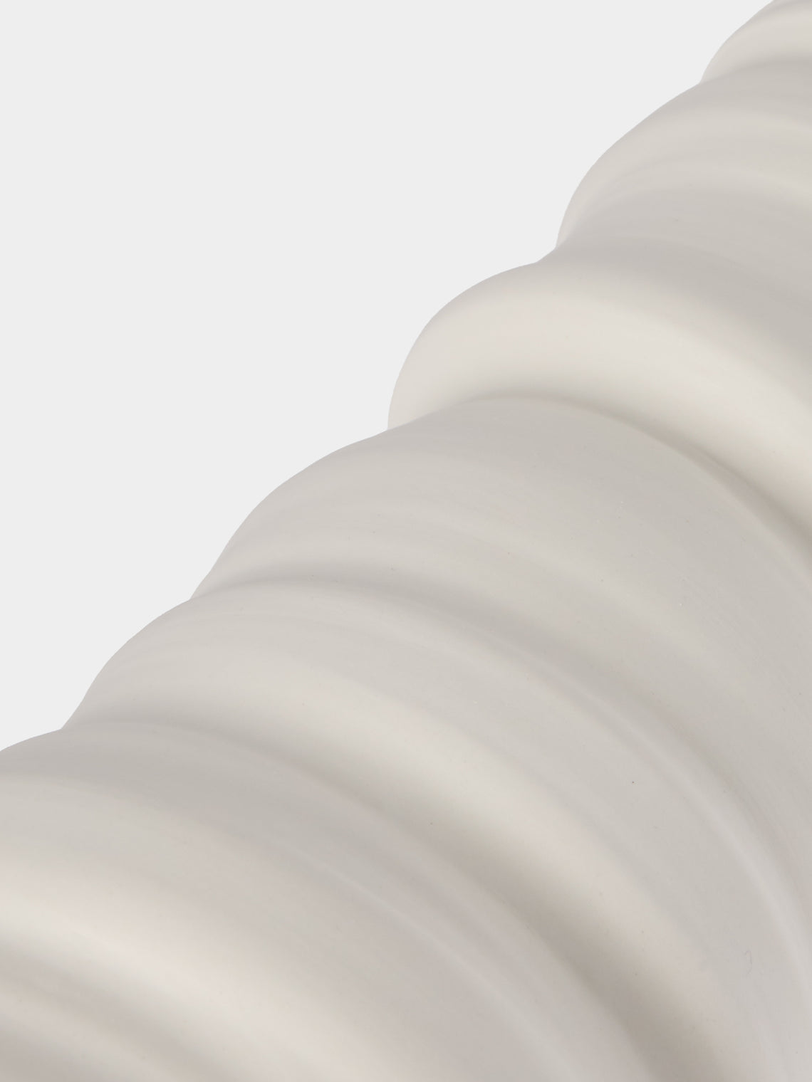 Johanne Coker - No. 6 Hand-Thrown Porcelain Vase (17.5in/45cm) - White - ABASK