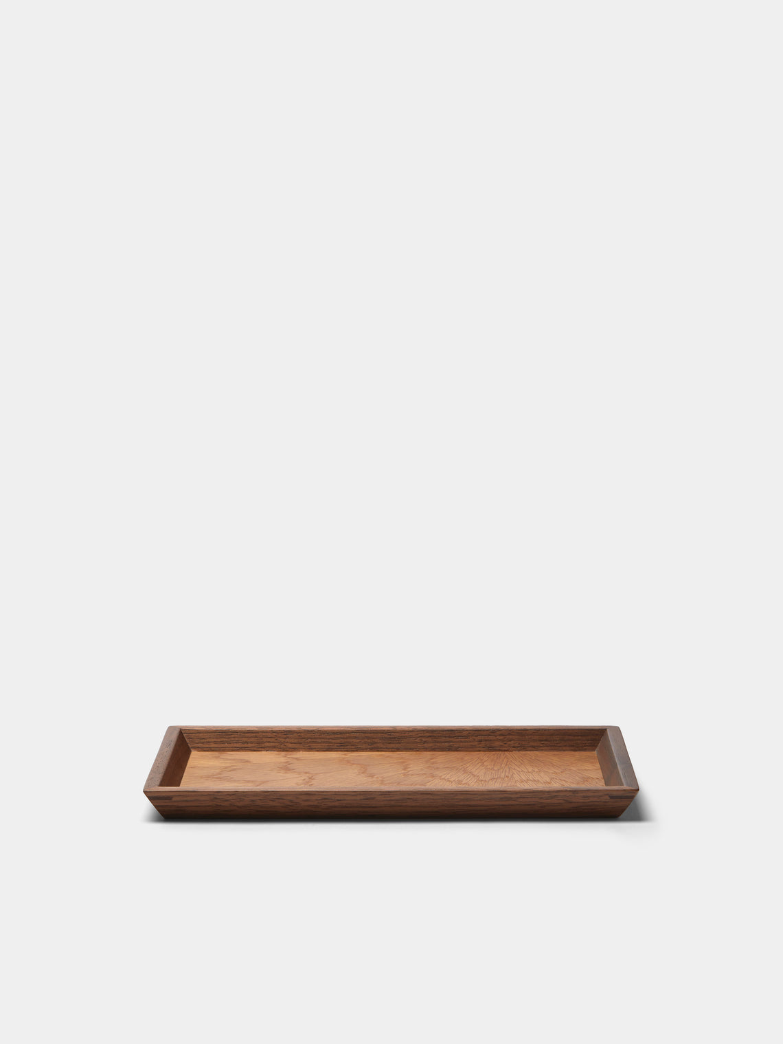 Mori Kougei - Poke Oak Cutlery Tray (10.5in/26.5cm) - Brown - ABASK