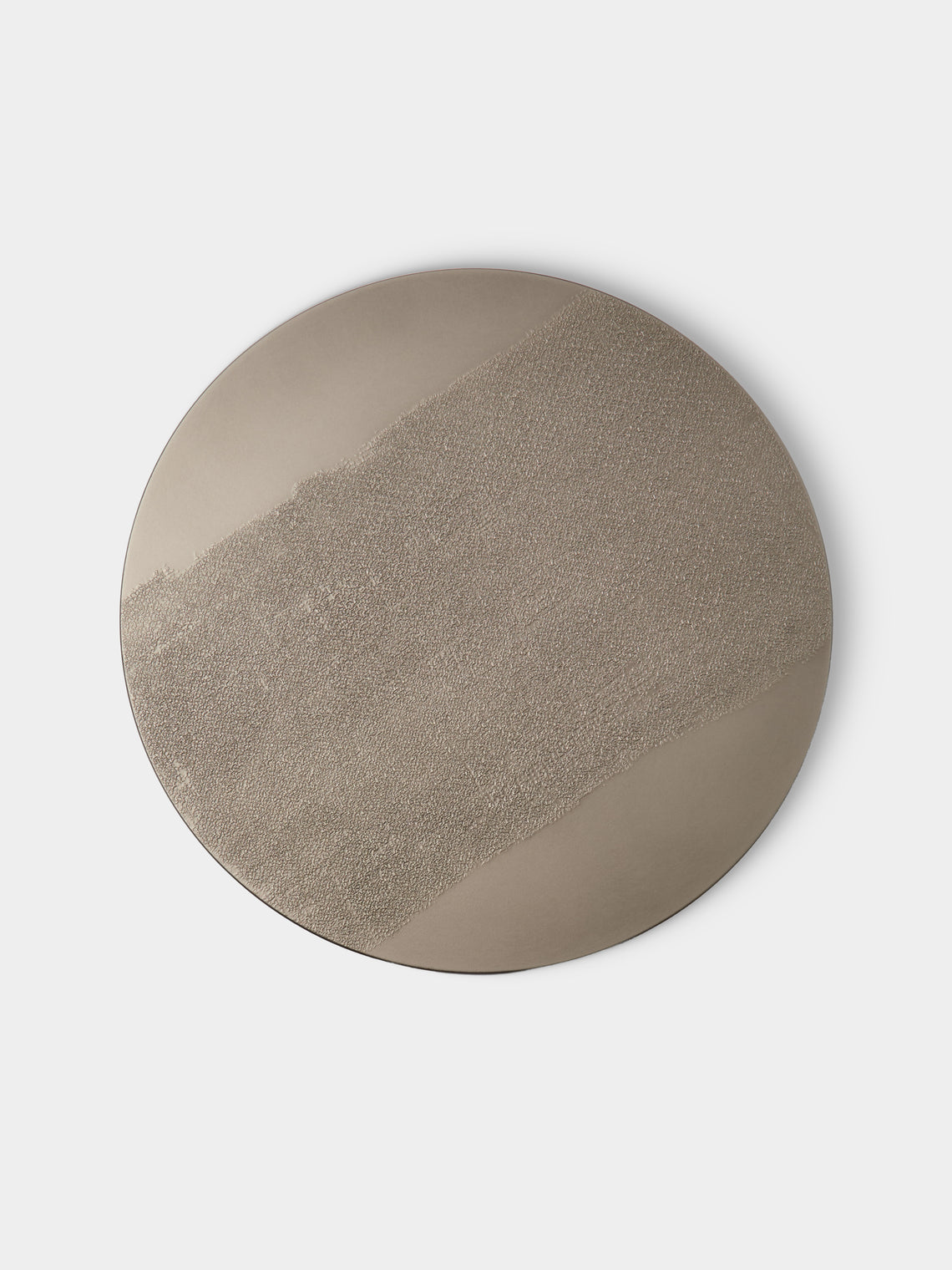 MAAR Design - | Set of 4 | Platino Hand-Painted Lacquered Placemats - Gray - ABASK