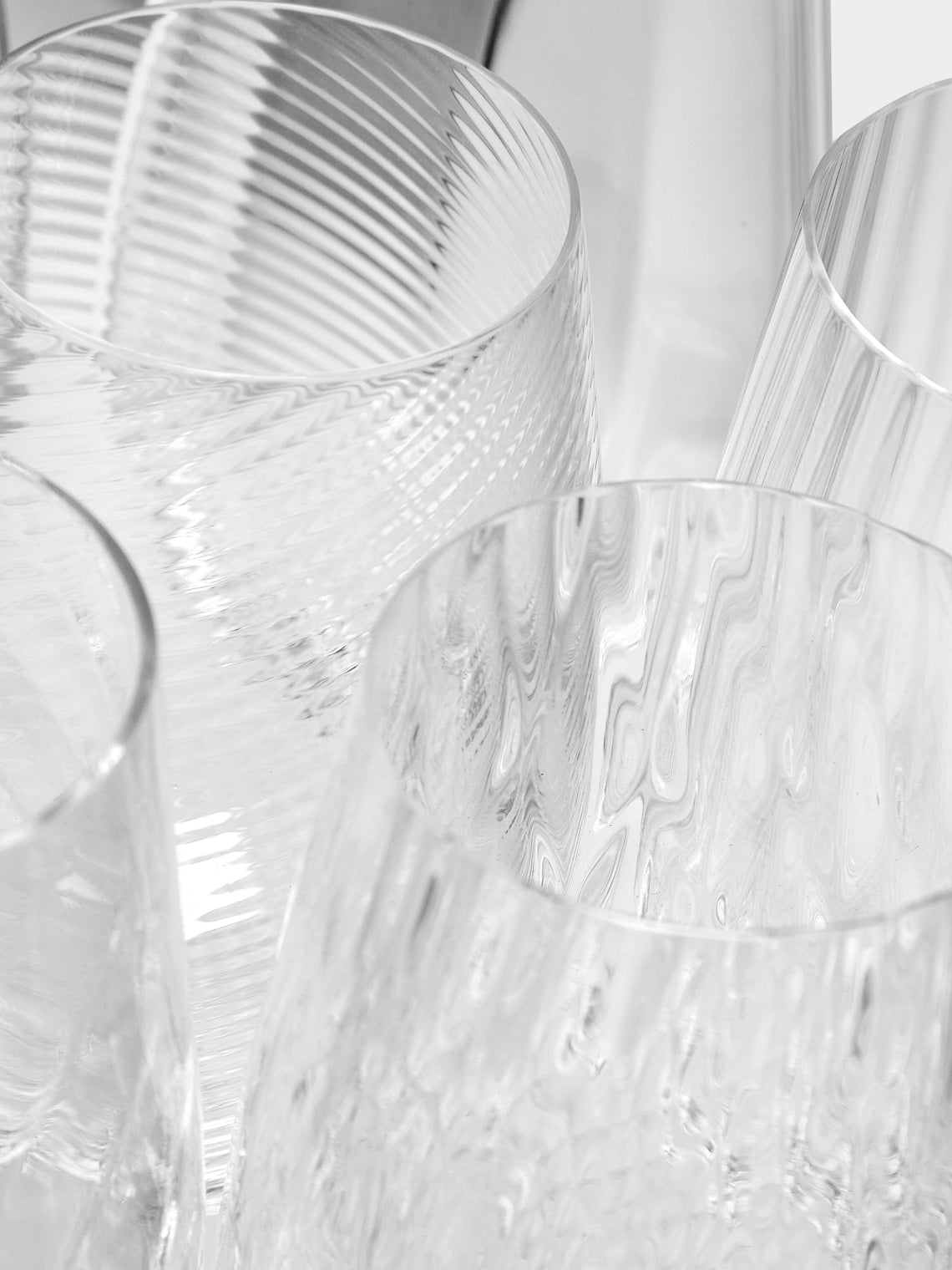 NasonMoretti - Tolomeo Hand-Blown Murano White Wine Glasses (Set of 6) -  - ABASK