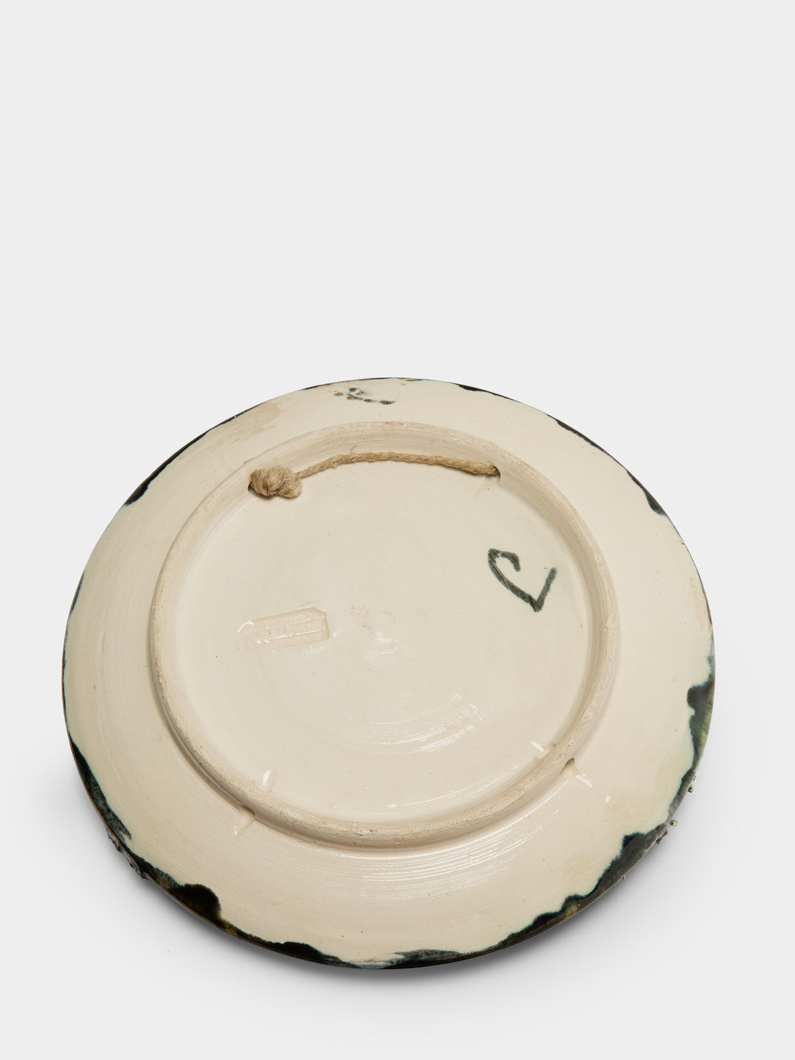 Antique and Vintage - Mid-Century Lobster Majolica Ceramic Serving Plate (9in/23cm) - Multiple - ABASK